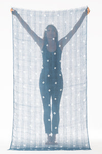 LINEN EL MELHFA ALL OVER DOTS SHAWL