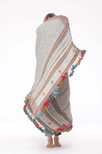 BHUJODI STRIPES SHAWL