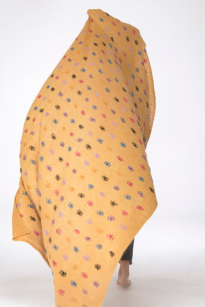 REVERSE MINI BLOSSOM FLOAT SHAWL